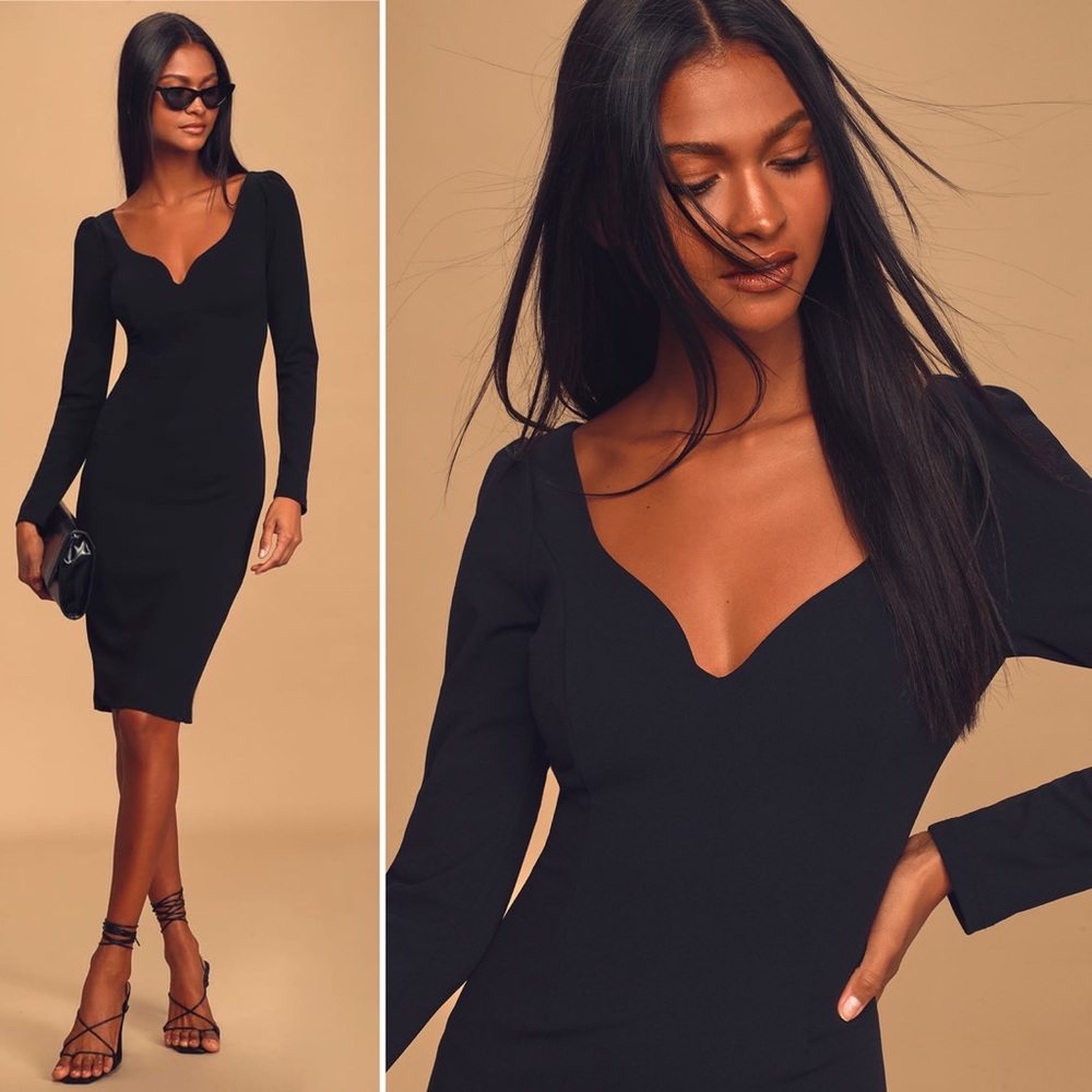 New Lulu’s Truth Be Told Midi Dress